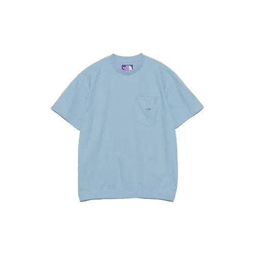 THE NORTH FACE PURPLE LABEL T-Shirts Unisex Light Blue