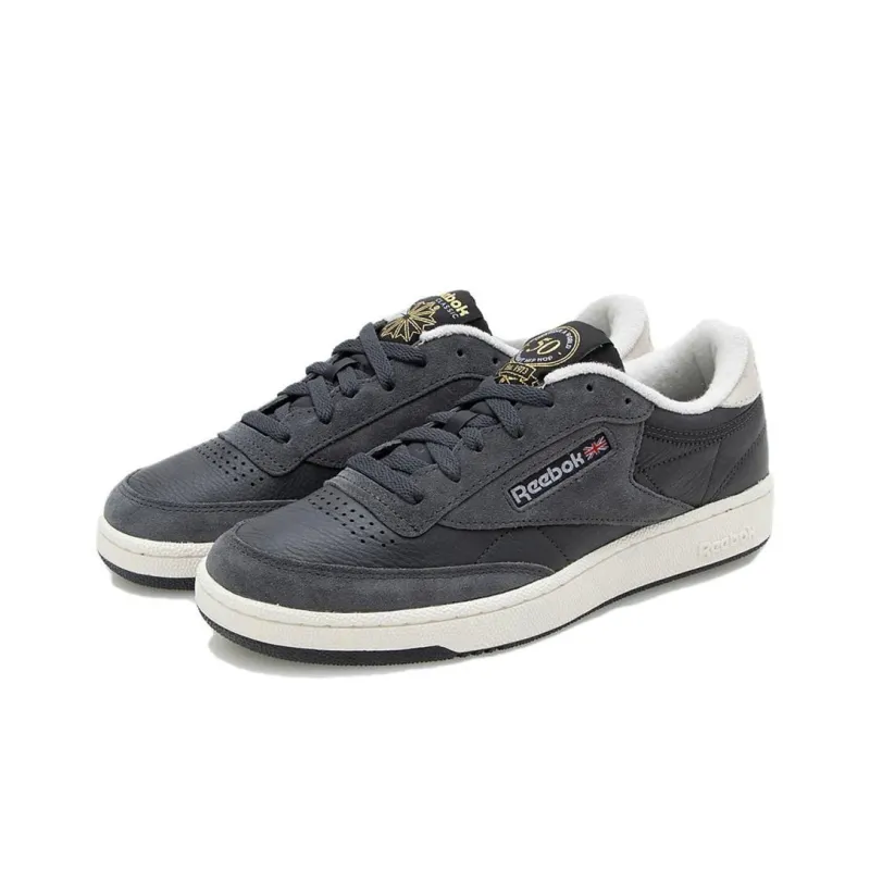 Reebok Club C 85 '50th Anniversary Of Hip Hop' Pack Anti-Slip Wear-Resistant Low-Top Skateboard Shoes Men's Gray-2