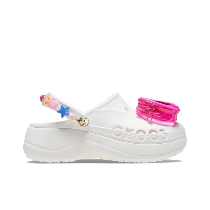 Crocs Baya Midsummer Platform Clogs 'White Pink' Women's-1