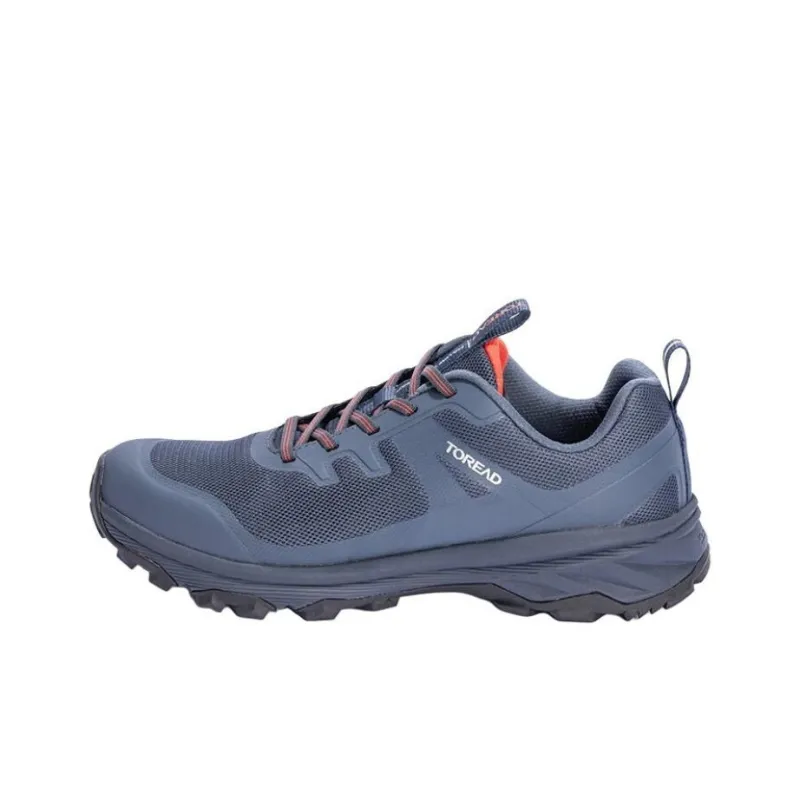TOREAD Slip Resistant, Abrasion Resistant, Breathable Coverage Low Top Hiking Shoes Men's Blue-0