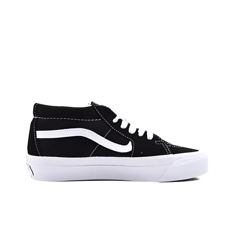 Sk8 Vans Mid Reissue 83 Lx 'Black White'-1