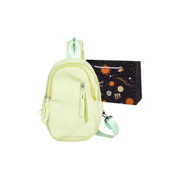 SWIMADE Nylon One Shoulder Crossbody Bag, Sling Bag, Fanny Pack Regular Unisex Pink/White/Champagne/Black/Light Green