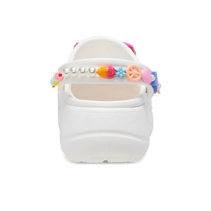 Crocs Baya Midsummer Platform Clogs 'White Pink' Women's-5