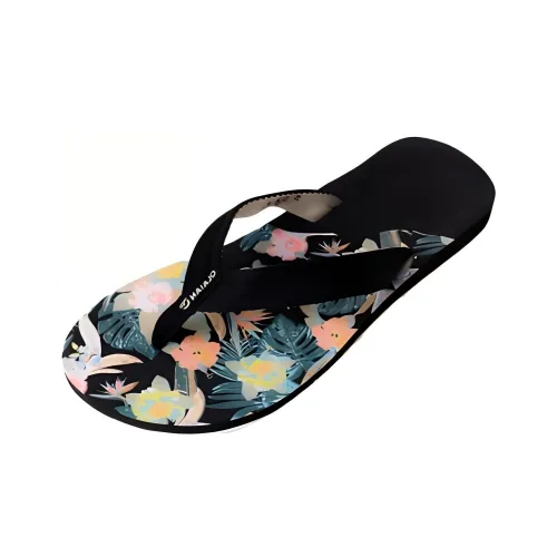 DECATHLON 520 Rubber Sole Flip Flops Women's Black