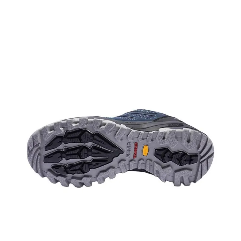 TOREAD Anti Slip Wear Resistant Low Top Hiking Shoes Men's Blue Black-5