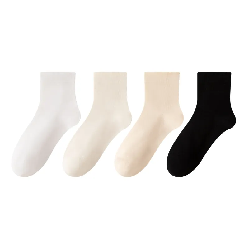 XXLLG Mid Calf Socks Women's 4 Pack-0