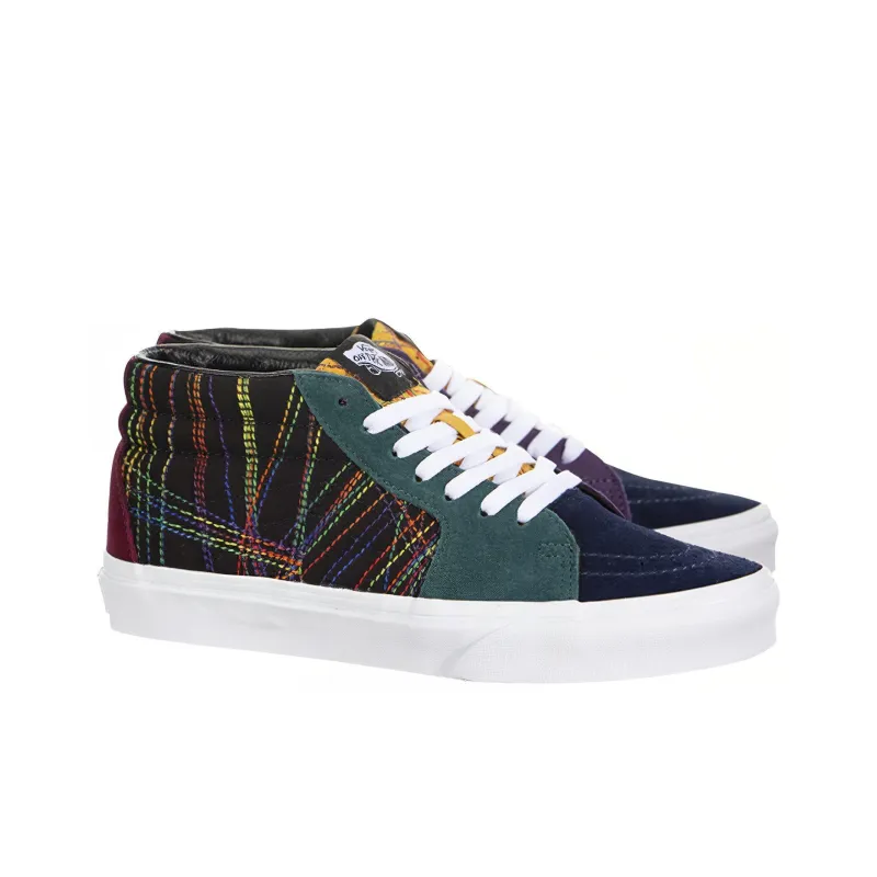 Sk8 Vans Mid 'Frenzy Dark Rainbow'-1