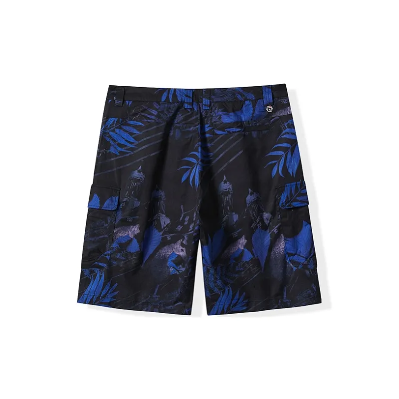HALEBOSS Casual Shorts Men's Black-1