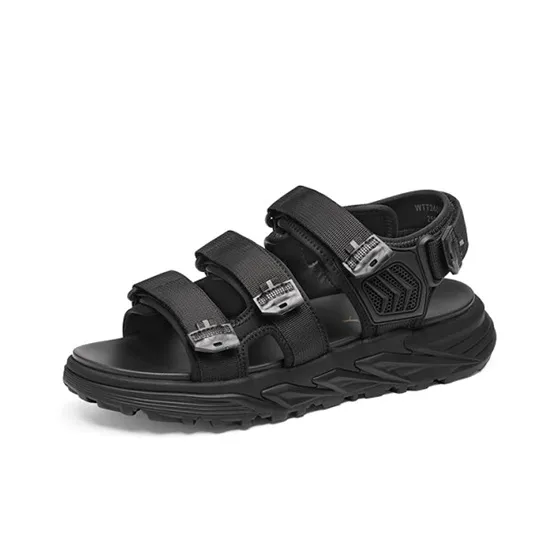 RED DRAGONFLY Beach Sandals Men Black-1