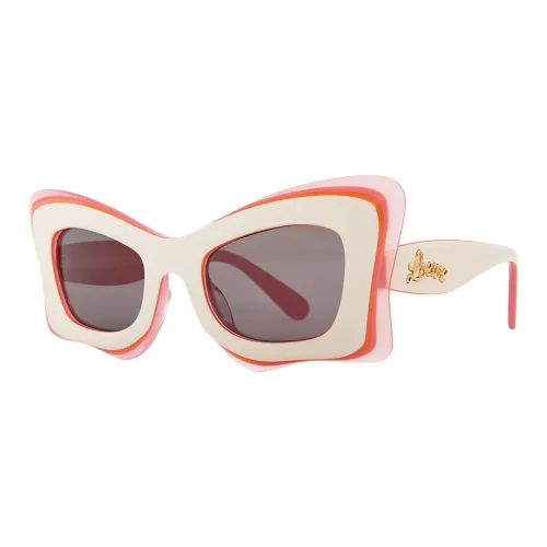 LOEWE Acetate Butterfly Sunglasses Unisex White/Pink
