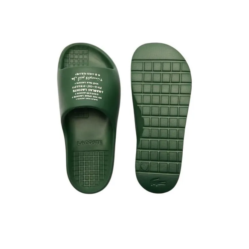 LACOSTE Abrasion Resistant Slide Slippers Men's-4