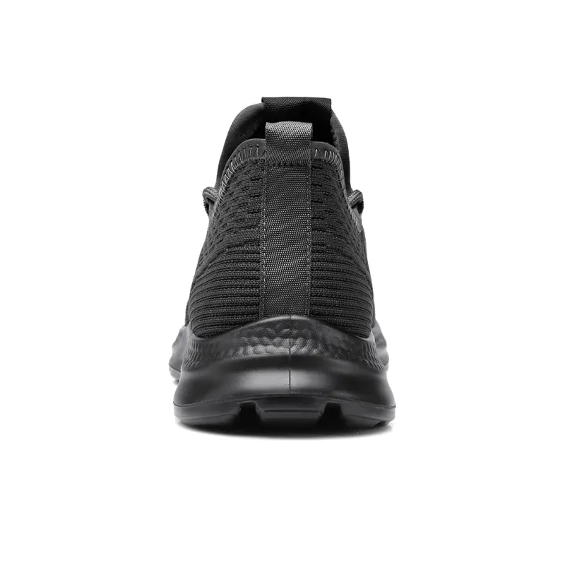 Strongman 3515 Men's Shoes Flyknit Athletic Shoes Men's Versatile Black Shoes Breathable-7