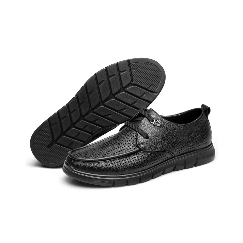 Strongman 3515 Men's Summer Shoes Business Casual Shoes Sheepskin Soft Sole-4