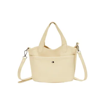 Juju Jimmy PU Crossbody Bag Bucket Bag Regular Women's White/Black/Yellow