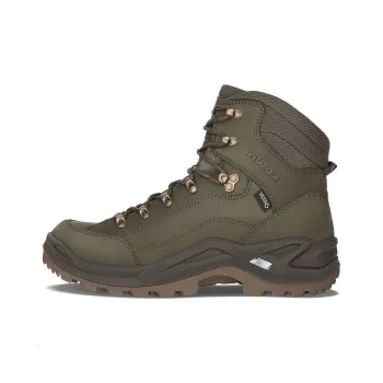 Lowa Renegade GTX Cushioned Slip Resistant Mid Top Trekking Shoes Men's Green