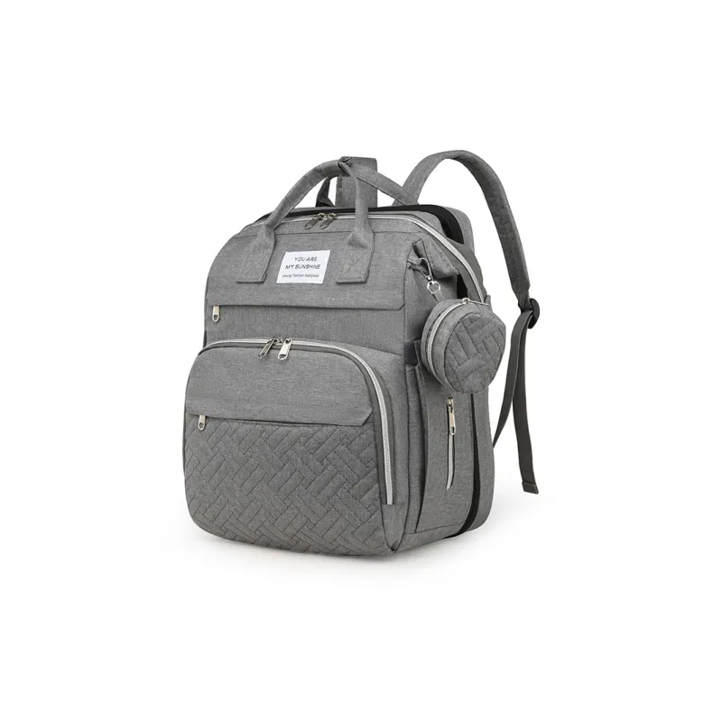 KINGSONS Oxford Backpack Unisex Gray/Black/Purple/Dark Blue/Pink-1