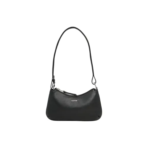 CALVIN KLEIN Recycled Polyester With Polyurethane One Shoulder Handbag Crossbody Bag Women's Black