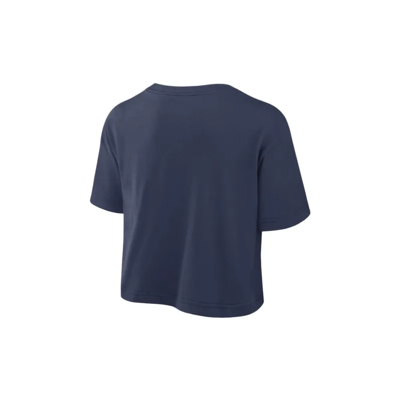 Nike Michigan Athletic Prep Arch Women's Nike Brand Dri FIT College Cropped T Shirt-1