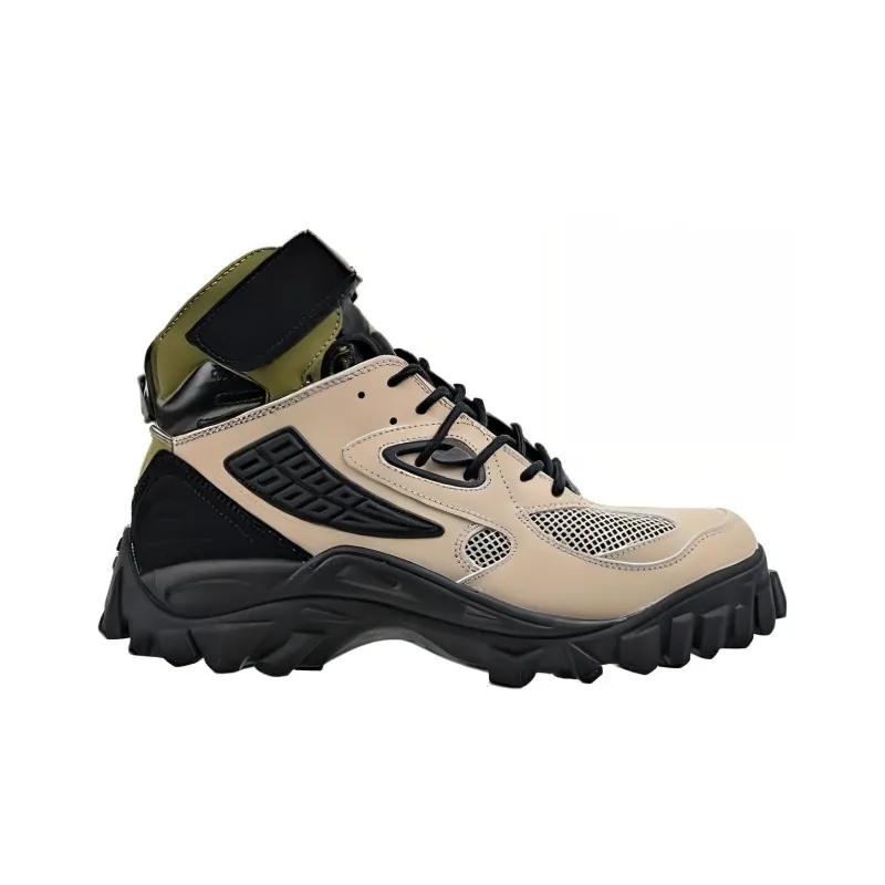 FILA Yak Anti Slip Wear Resistant High Top Outdoor Shoes Men's Brown-1