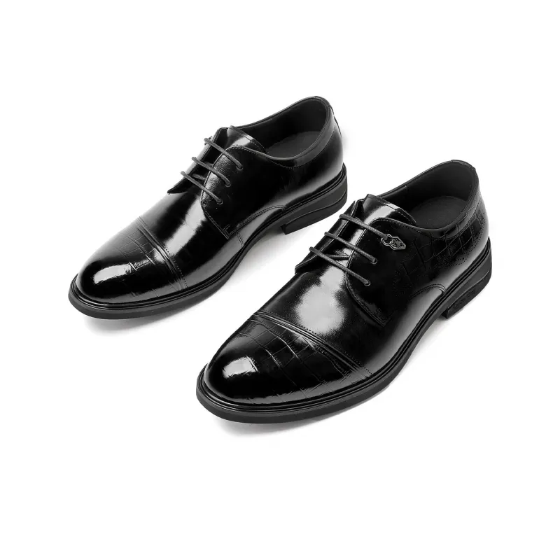 Spider King Dress Shoes Men's Black-3