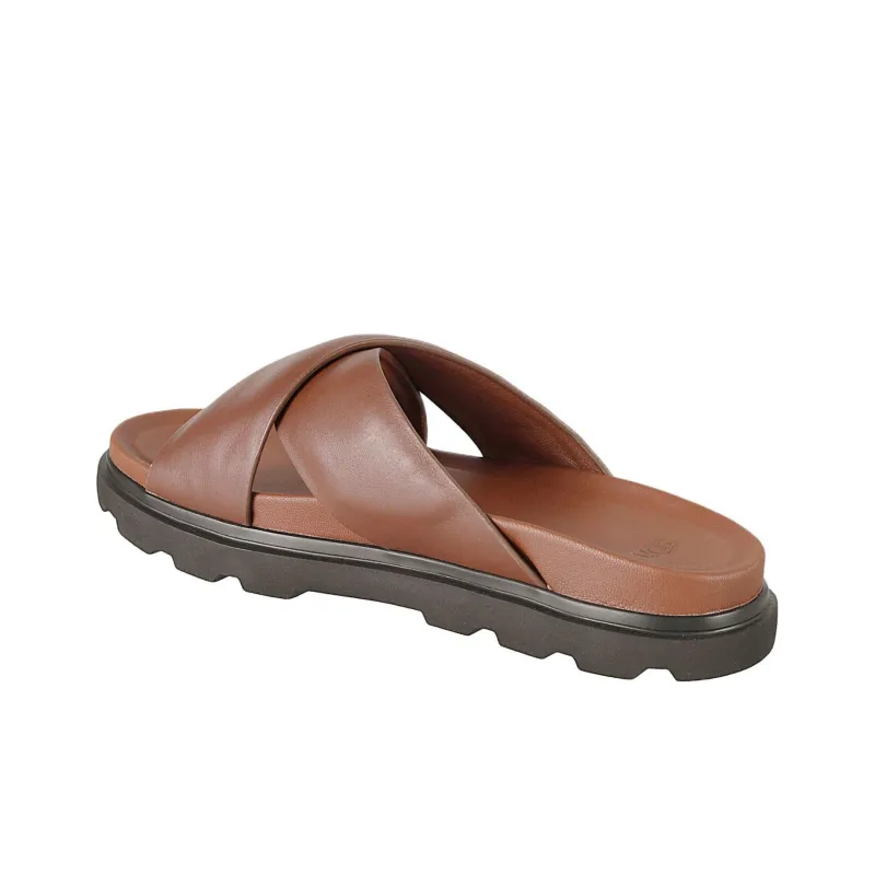 UGG Capitola Cross Slide Sandal Cognac-4