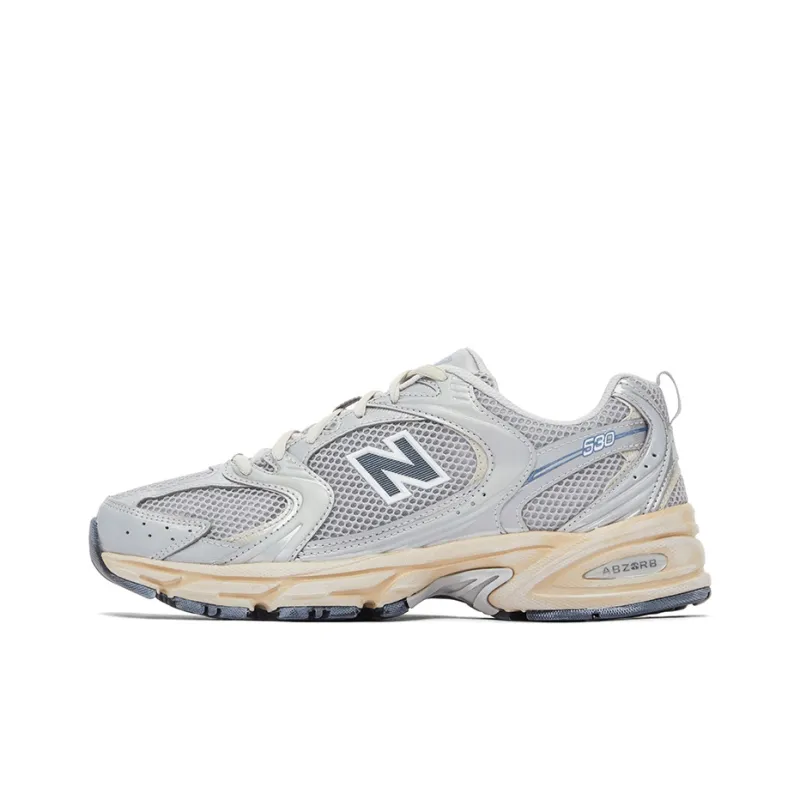 New Balance 530 Vintage Silver Metallic Moonbeam-0