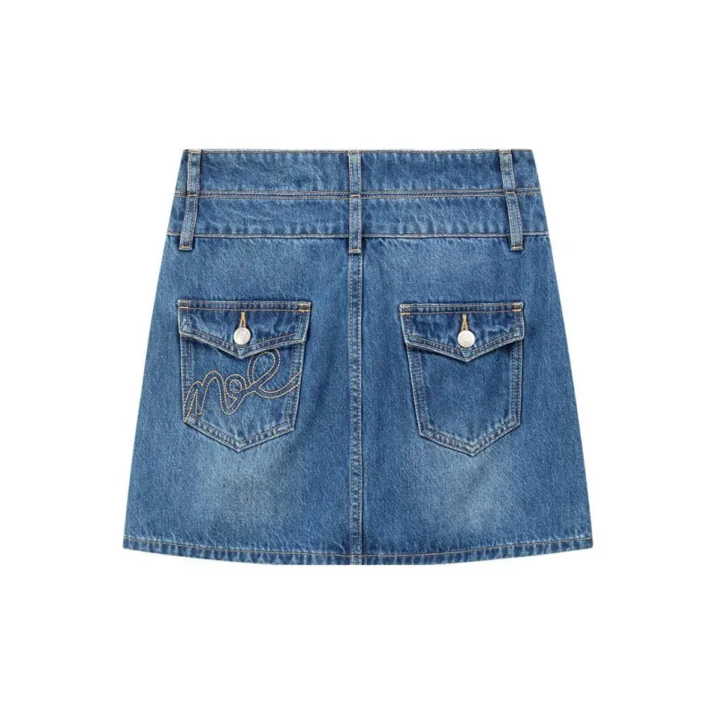 NO ONE ELSE Denim Short Skirts Women's-1