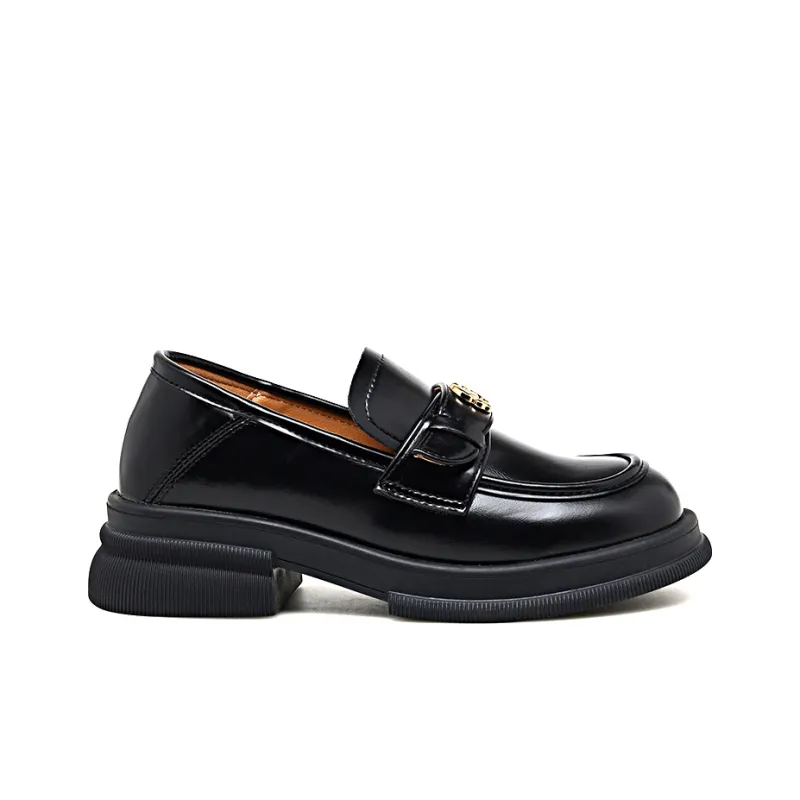 Honey GIRL Loafers Women's Black/Brown-2