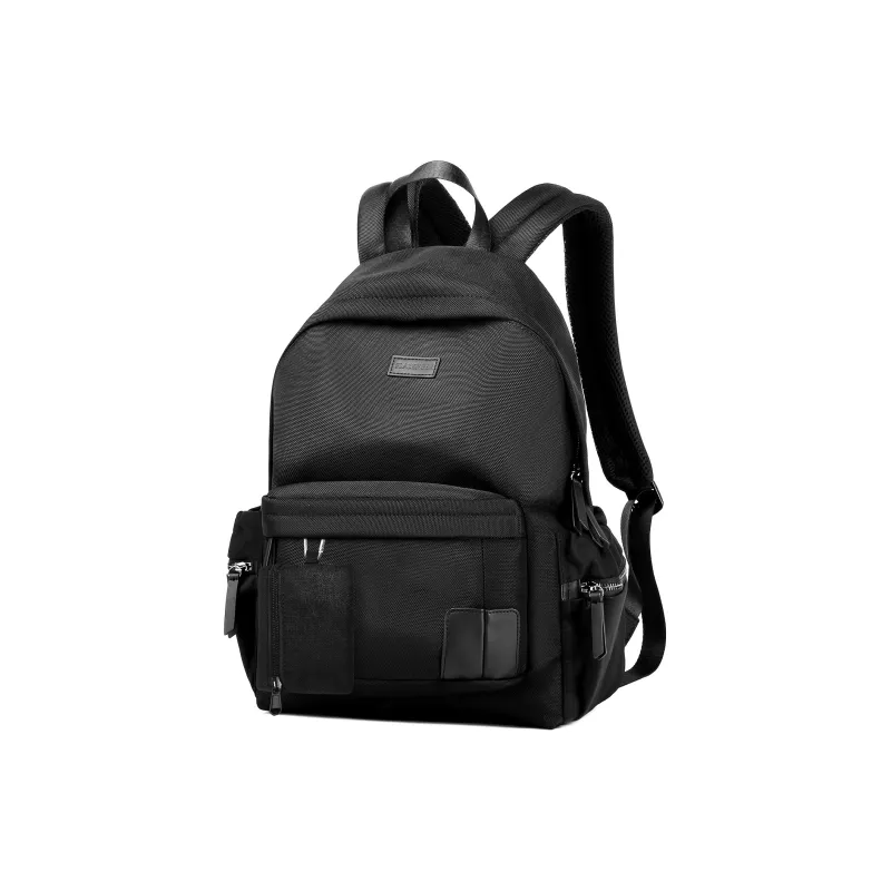 Slazenger Water Repellent Canvas Backpack Medium Size Unisex Black-6