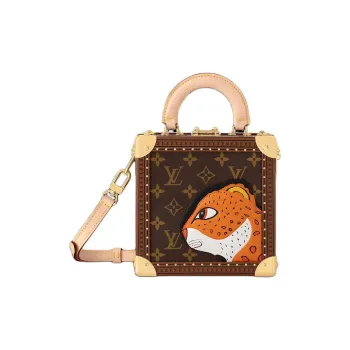 LOUIS VUITTON Sun Yitian Collaboration Square Canvas Shoulder Bag, Crossbody Bag, Handbag Mini Women's Brown