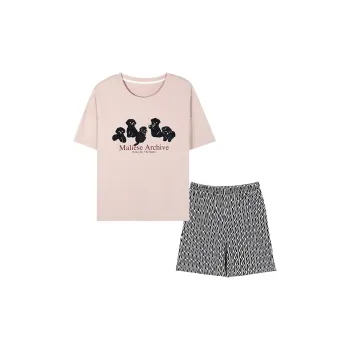 Mulong Family Pajama Set Women's Lotus Color