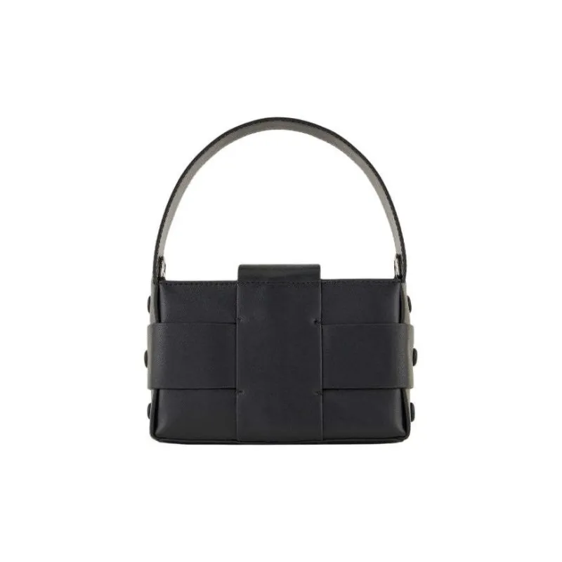 ARMANI EXCHANGEAE Polyurethane Shoulder Bag, Crossbody Bag, Handbag Women's Black-2