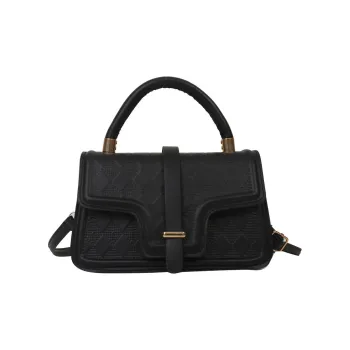 Meow In The Grass PU One Shoulder Handbags Small Size Women's Black/White/Green/Blue