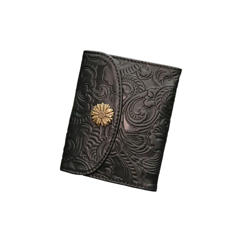 DOSRFINI Cow Leather Genuine Leather Wallet Unisex-7