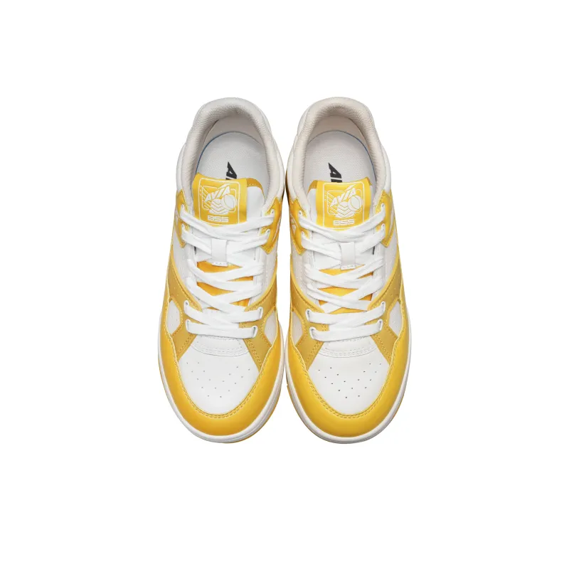 AVIA 855L Series Low-Top Lightweight Vintage Basketball Shoes Women's White Bright Yellow-3