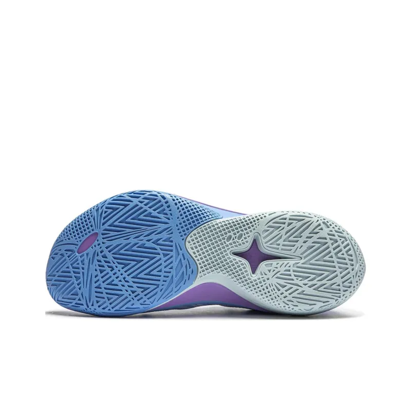 LiNing SONIC 12 Cushioning Anti Slip Wear Resistant Breathability Low Top Basketball Shoes Men's Blue-6