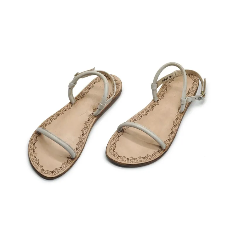 ARTMU Beach Sandals Women's Apricot/Grass Green/Khaki-4