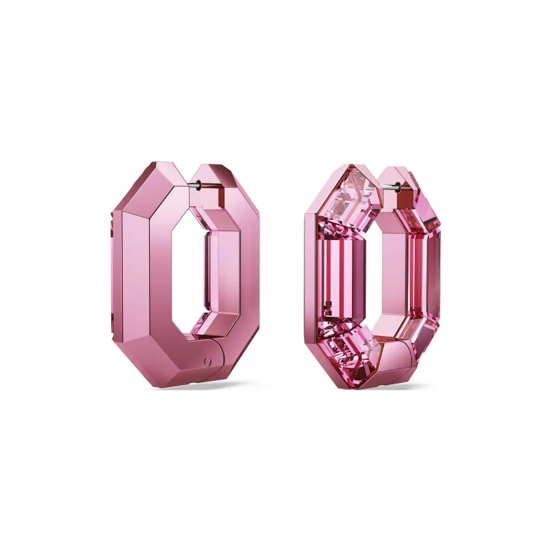 Swarovski Lucent Hoop Earrings-2