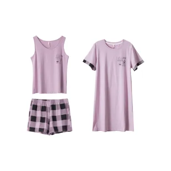 Dorame Pajama Set Women's Purple