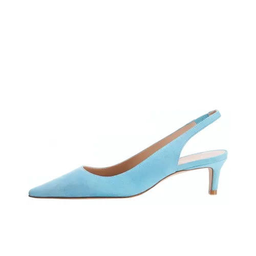 stuart weitzman 60mm Slingback Suede Pumps