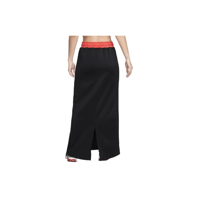 Nike Casual Long Skirts Women's Black-1