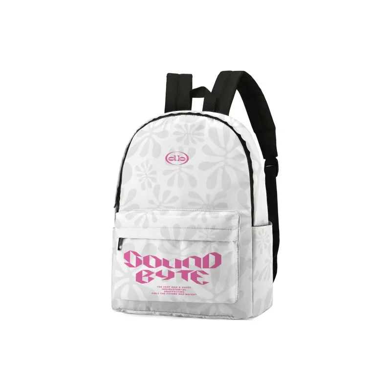 Soundbyte Polyester Backpack Laptop Bag Regular Unisex White-1