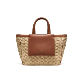 LA FESTIN Fabric Large Capacity Beach Bag, Crossbody Handbag Women's