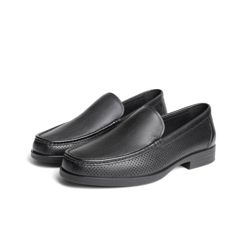 Senda Dress Shoes Men Low Top Black/Brown-2