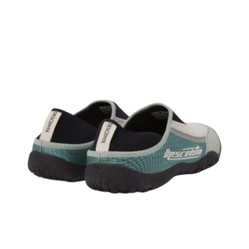 DESCENTE Slip Resistant Quick Dry Low Top Casual Shoes Unisex Gray Green-2