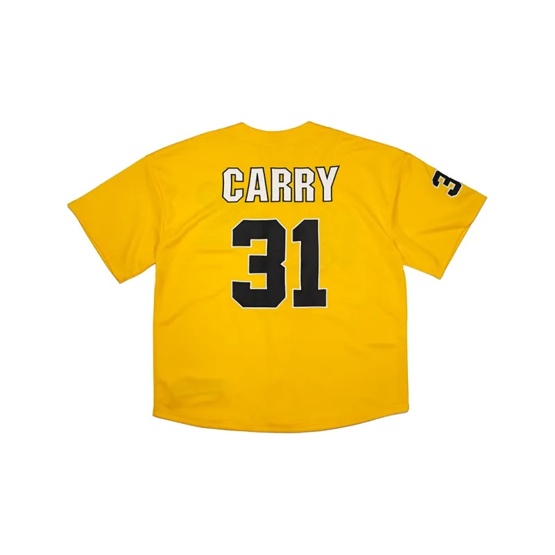 Holycrap Drop Shoulder Sleeve American Hip Hop T Shirt Men's Yellow-1