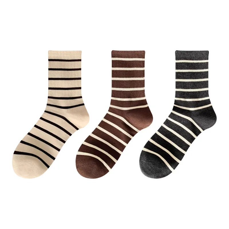 XXLLG Mid Calf Socks Women's Shopping Bag 3 Pack-0