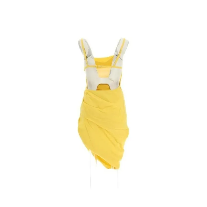 Jacquemus SS24 Sleeveless Dress Women's Yellow-1