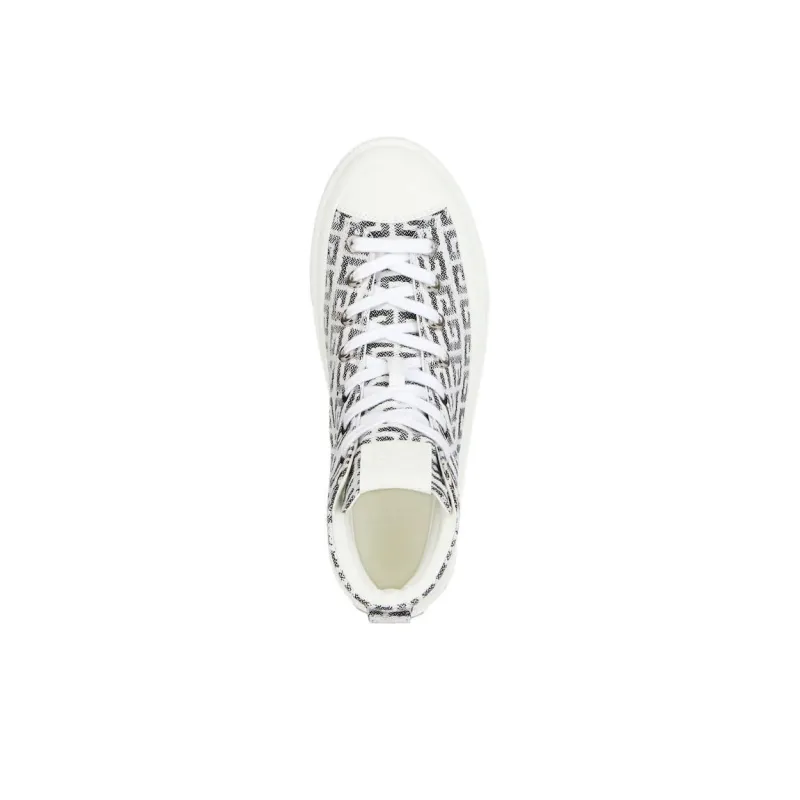 Givenchy High Top Stylish Skateboarding Shoes Women's Black White-3