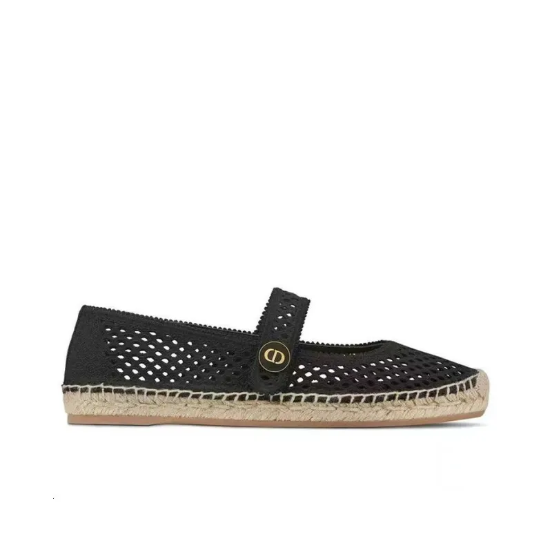 DIOR Caro Flat Shoes Women's Black-1